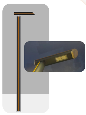 3-Meter courtyard light