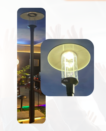 3-Meter courtyard light